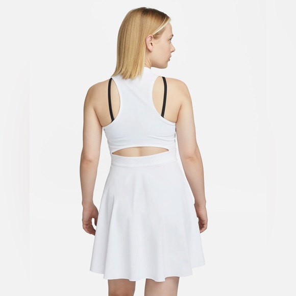 NIKE Tennis Dress White - Picture 2 of 8